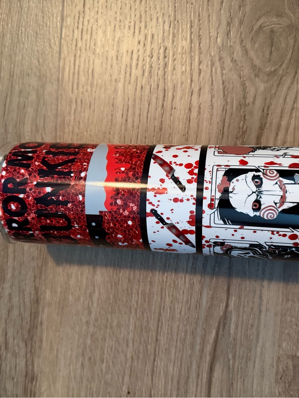 Red Glitter Horror Party Popper - Home Party Supplies